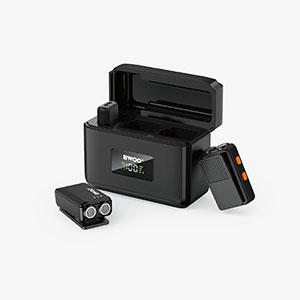 BWOO Wireless Lavalier Microphone with Charging Case