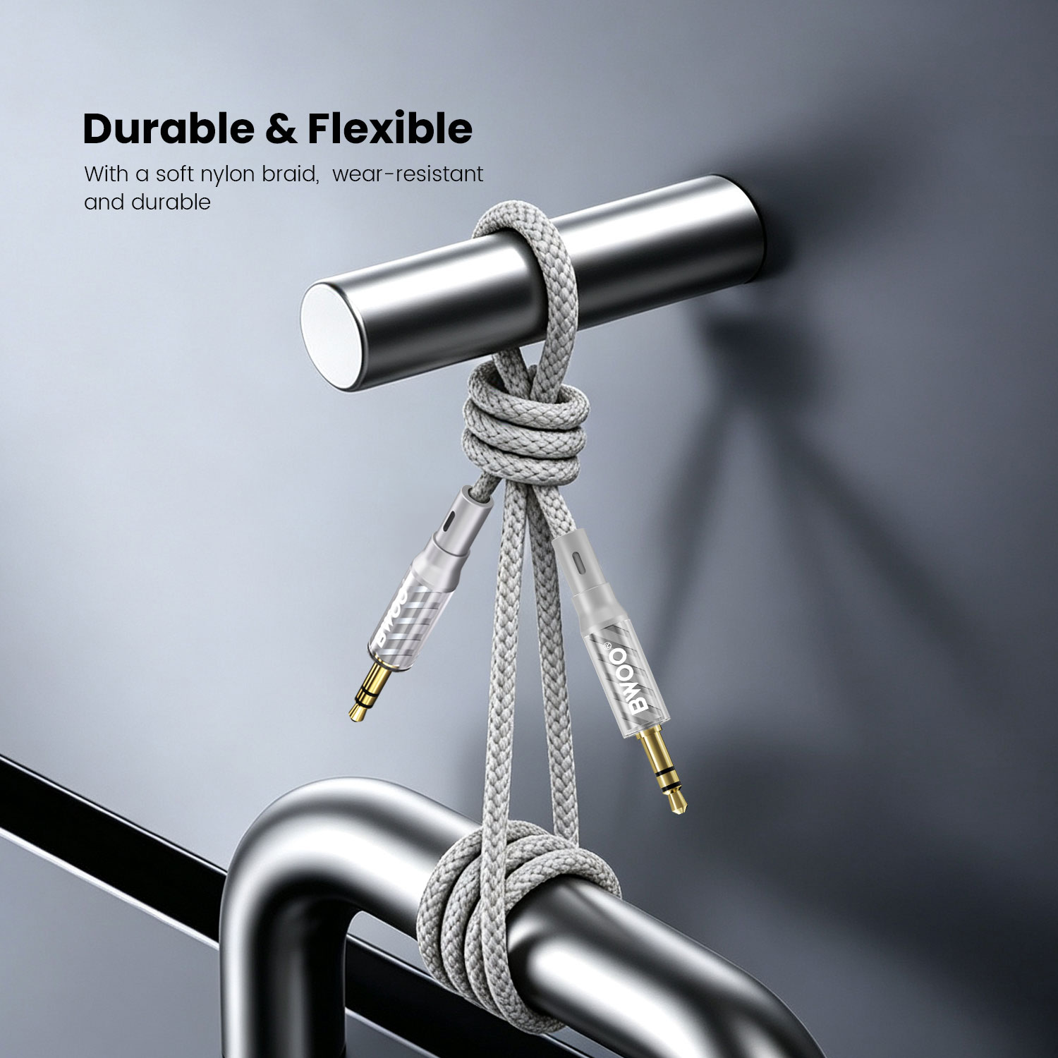 BWOO Flexible Braided Audio Cable