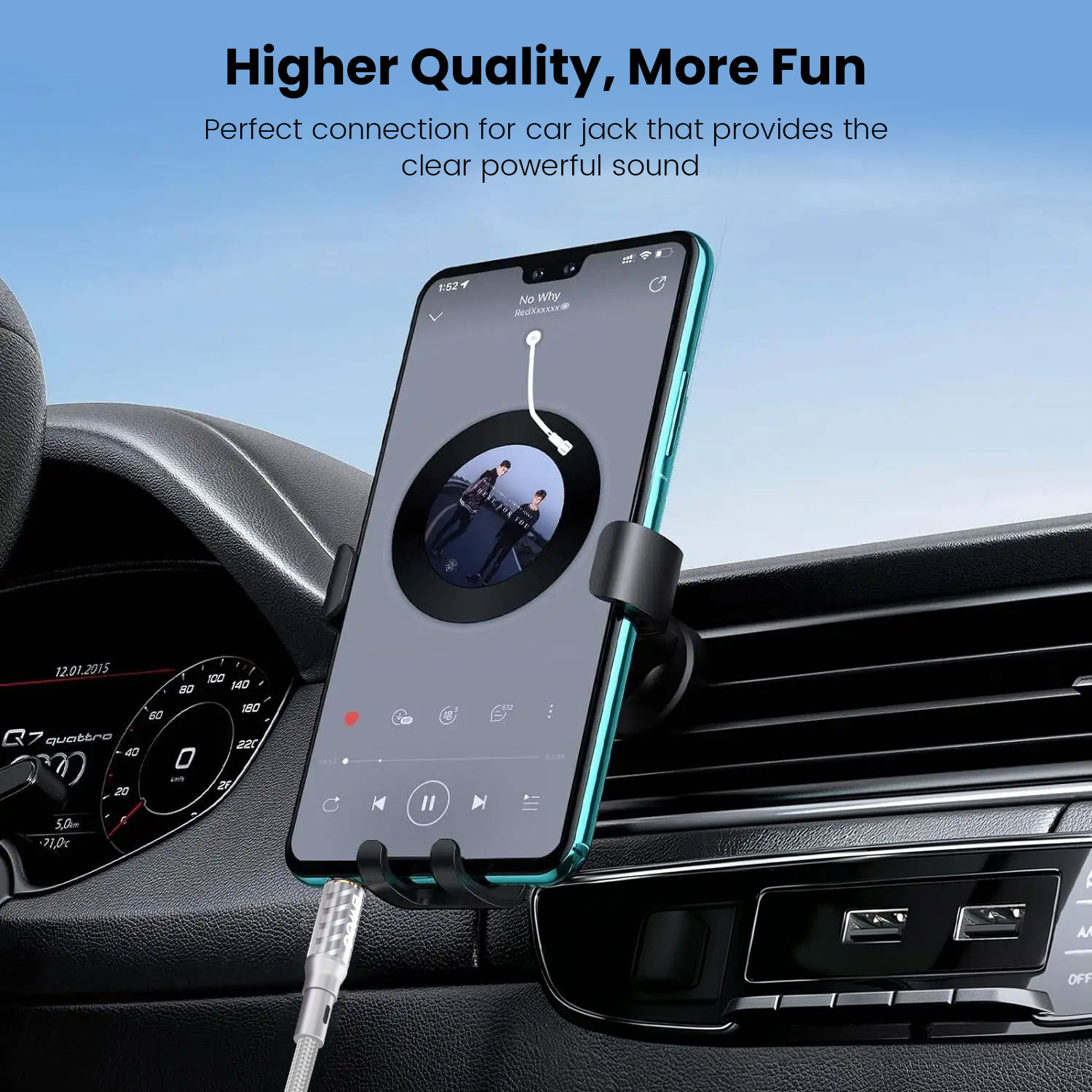 BWOO High Quality AUX Audio Cable