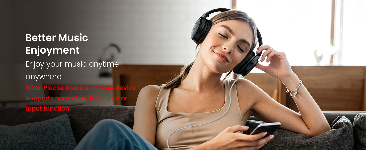 BWOO Stereo Music Audio Cable