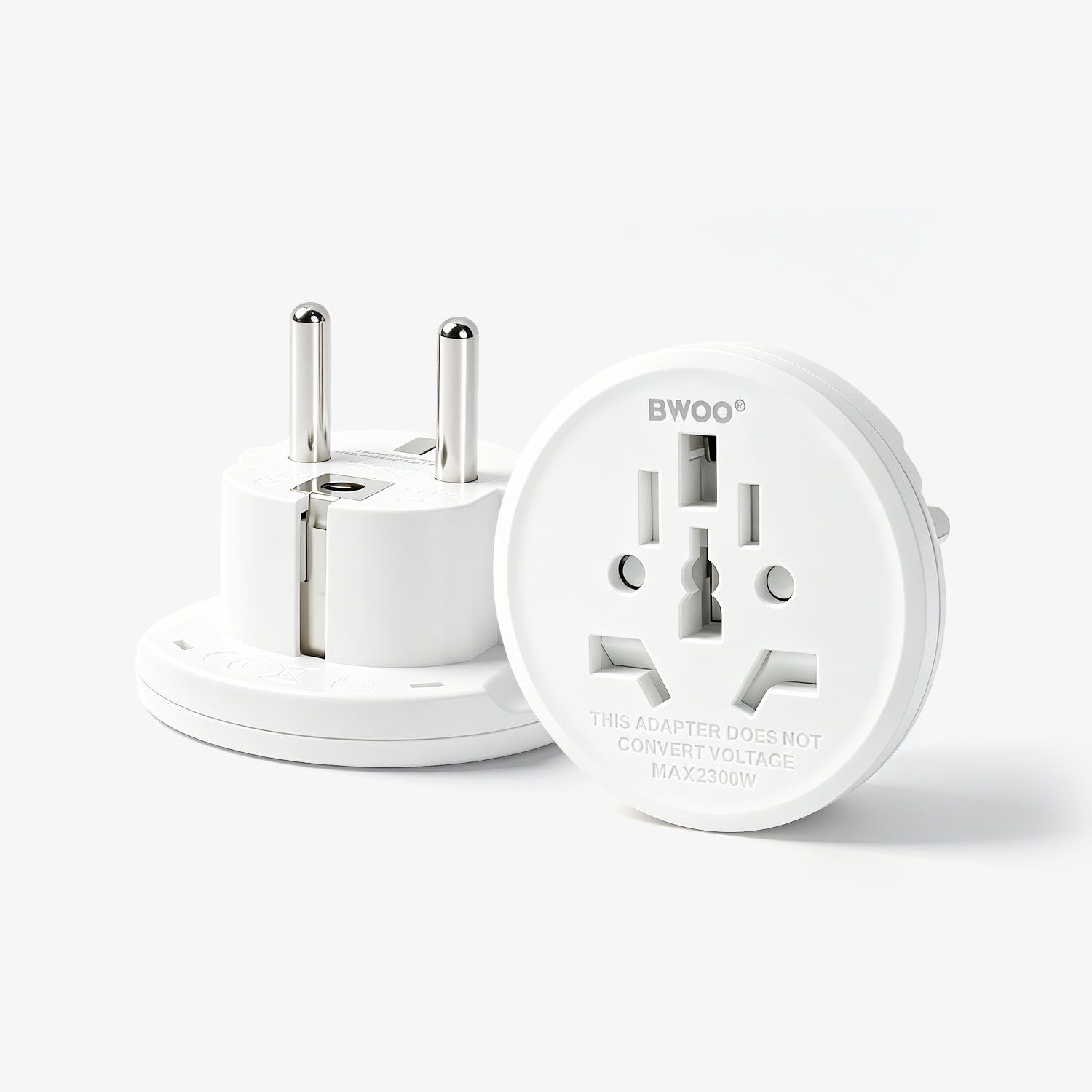 BWOO EU travel adapter powering devices overseas