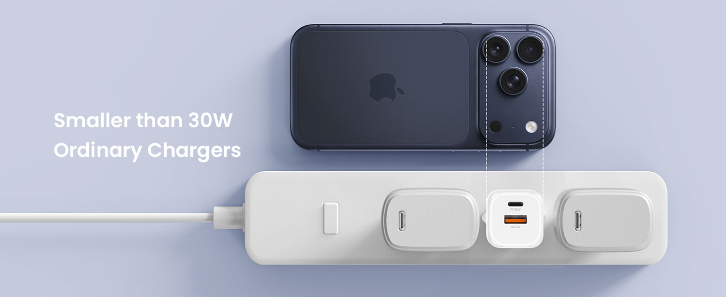 BWOO compact USB-C charger for travel and everyday charging