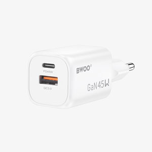 BWOO 45w gan charger 2 in 1