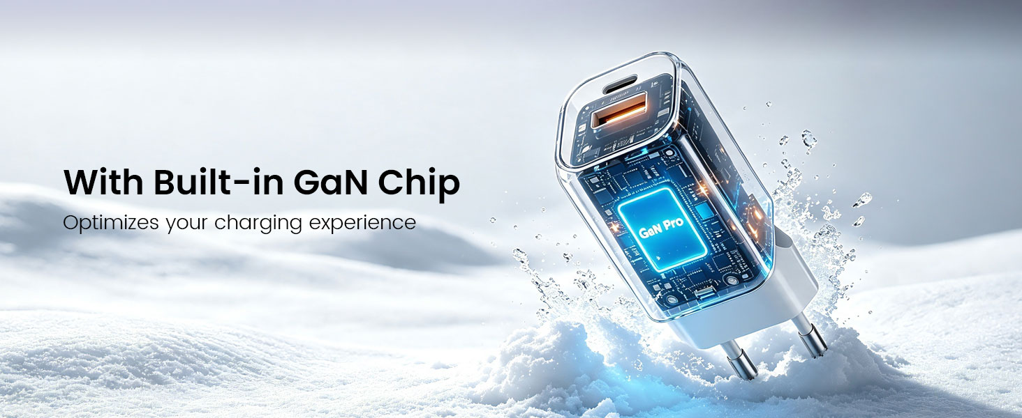 BWOO advanced gan charger with 45w charging speed