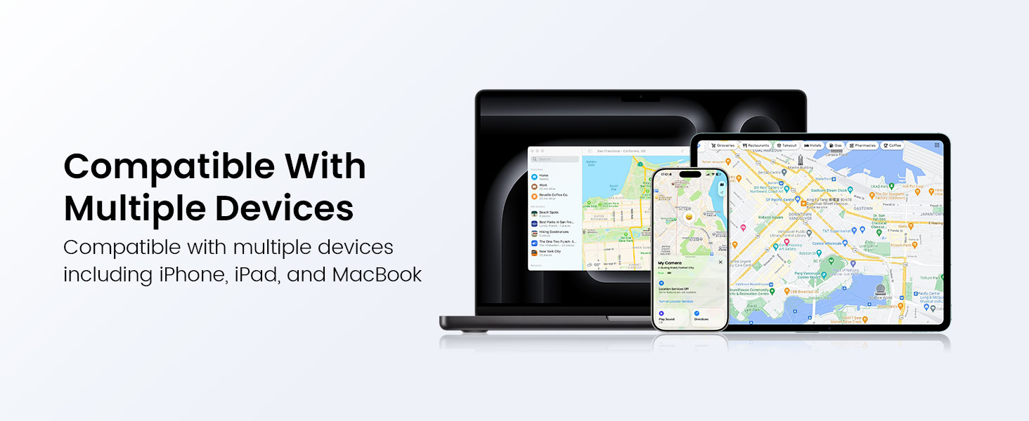 Smart Tracker Tag with Apple and Android Compatibility