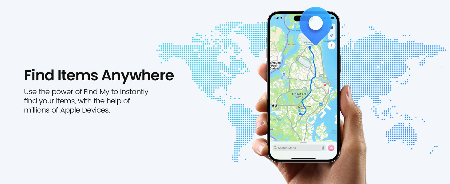 BWOO Wallet Tracker for Lost Item Tracking