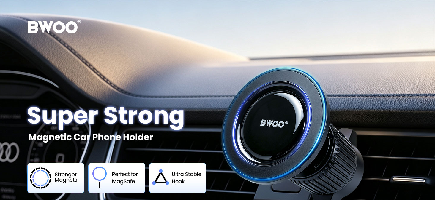 Magnetic Car Phone Holder with 2.5KG Magnetic Force