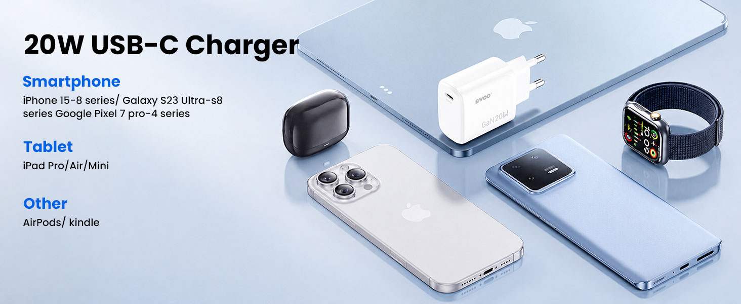 20W PD Fast Charging for iPhone