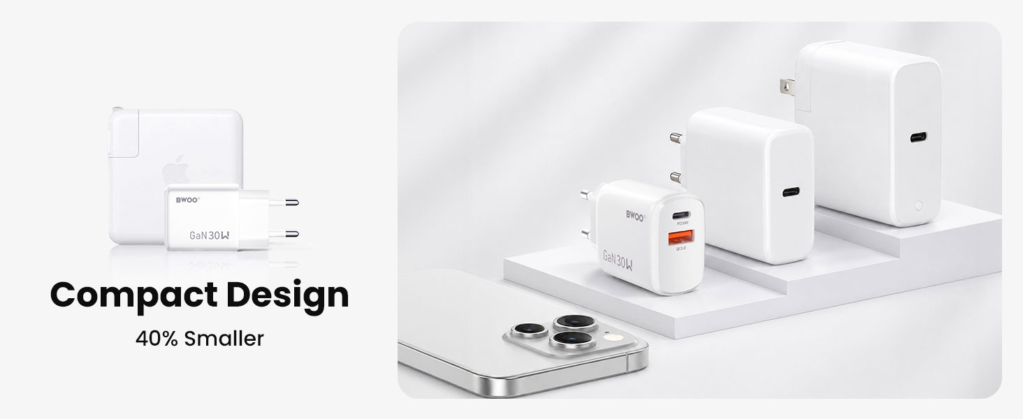 Lightweight 30W GaN Wall Charger