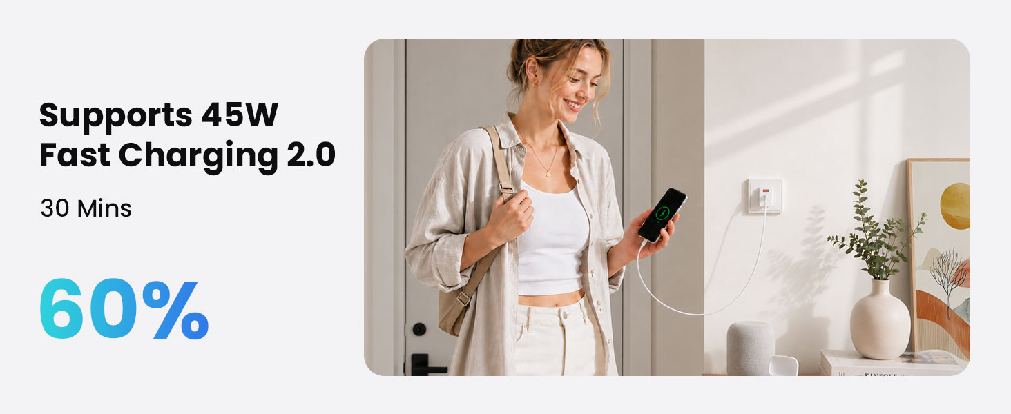 BWOO 45W Fast Charging Adapter