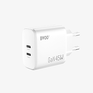 BWOO 45W Dual USB-C GaN Fast Charger