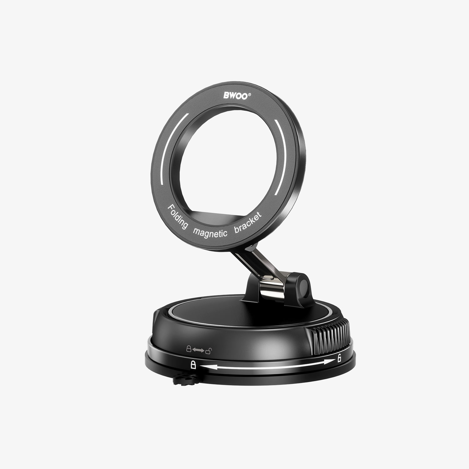 BWOO Magnetic Car Phone Holder with Strong Suction Cup