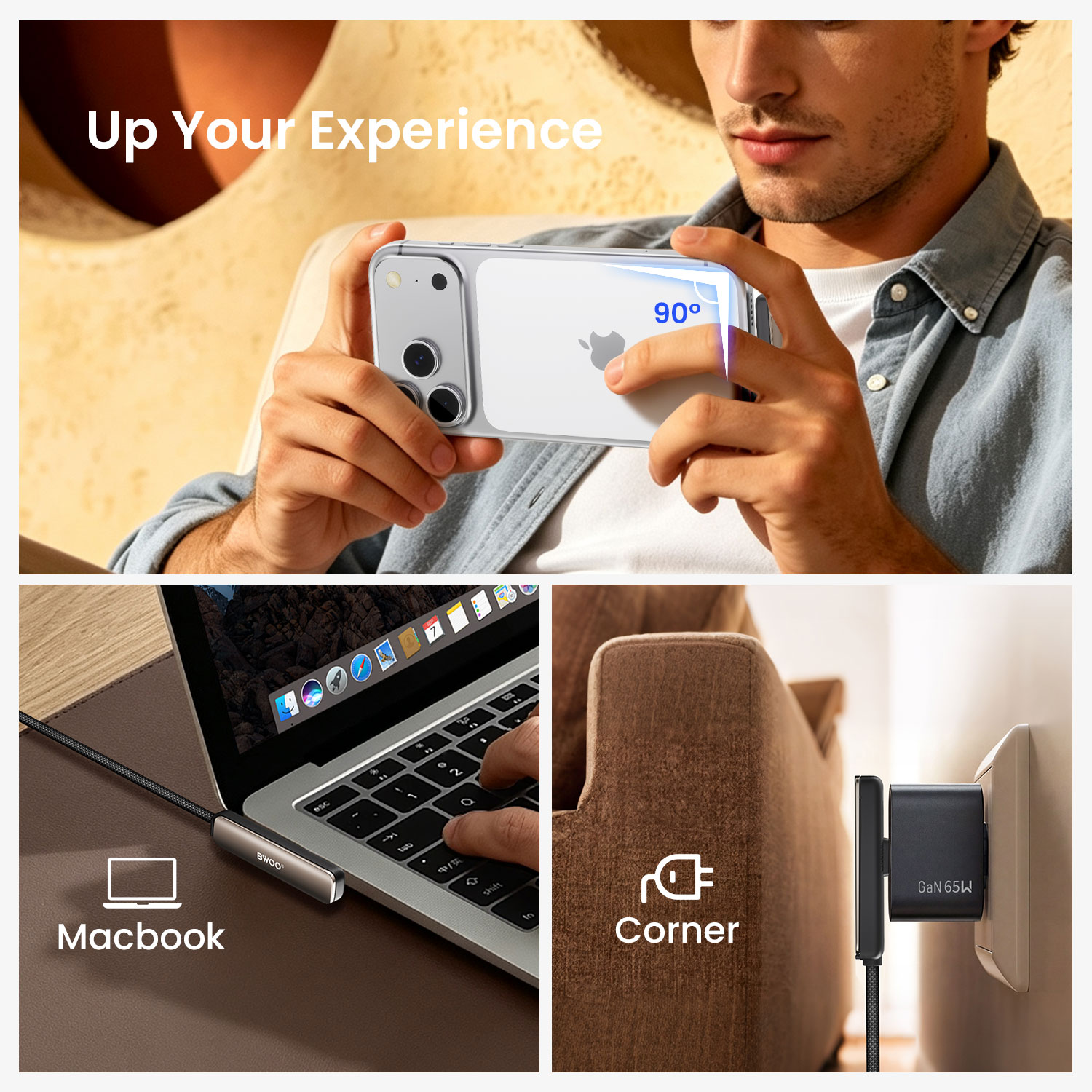 Multi-Function USB-C Charging and Data Cable