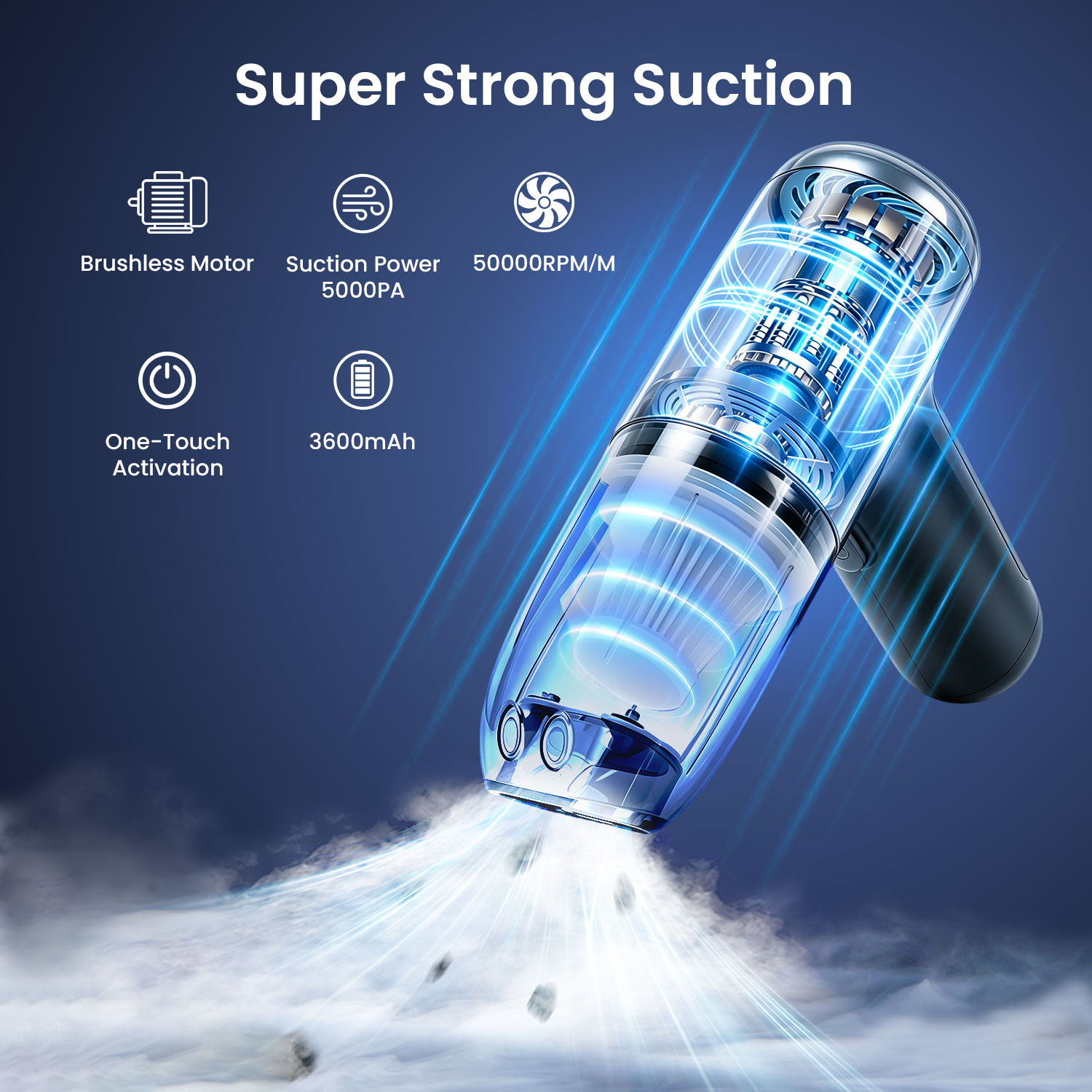 High-Speed Brushless Motor Vacuum Cleaner