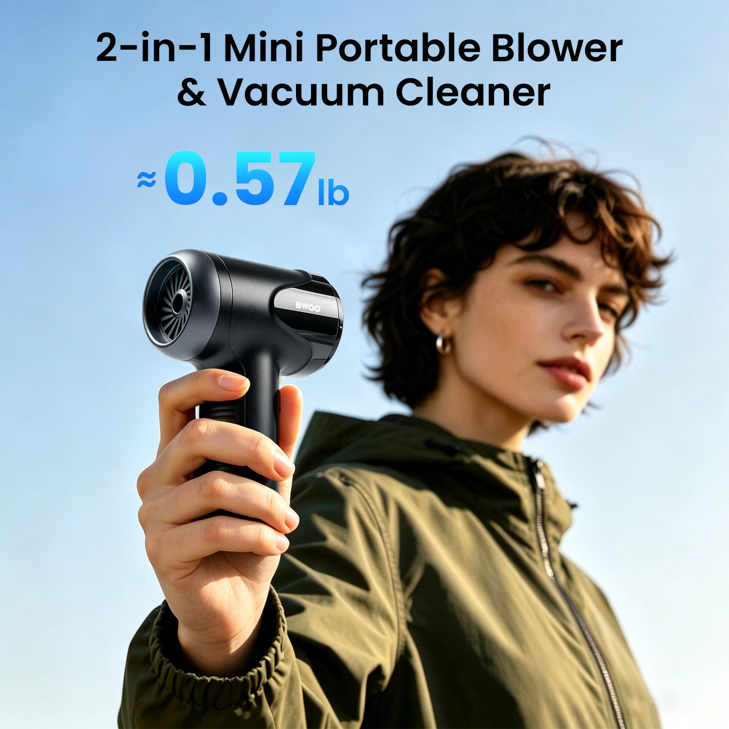 2-in-1 Cordless Car Vacuum and Air Blower