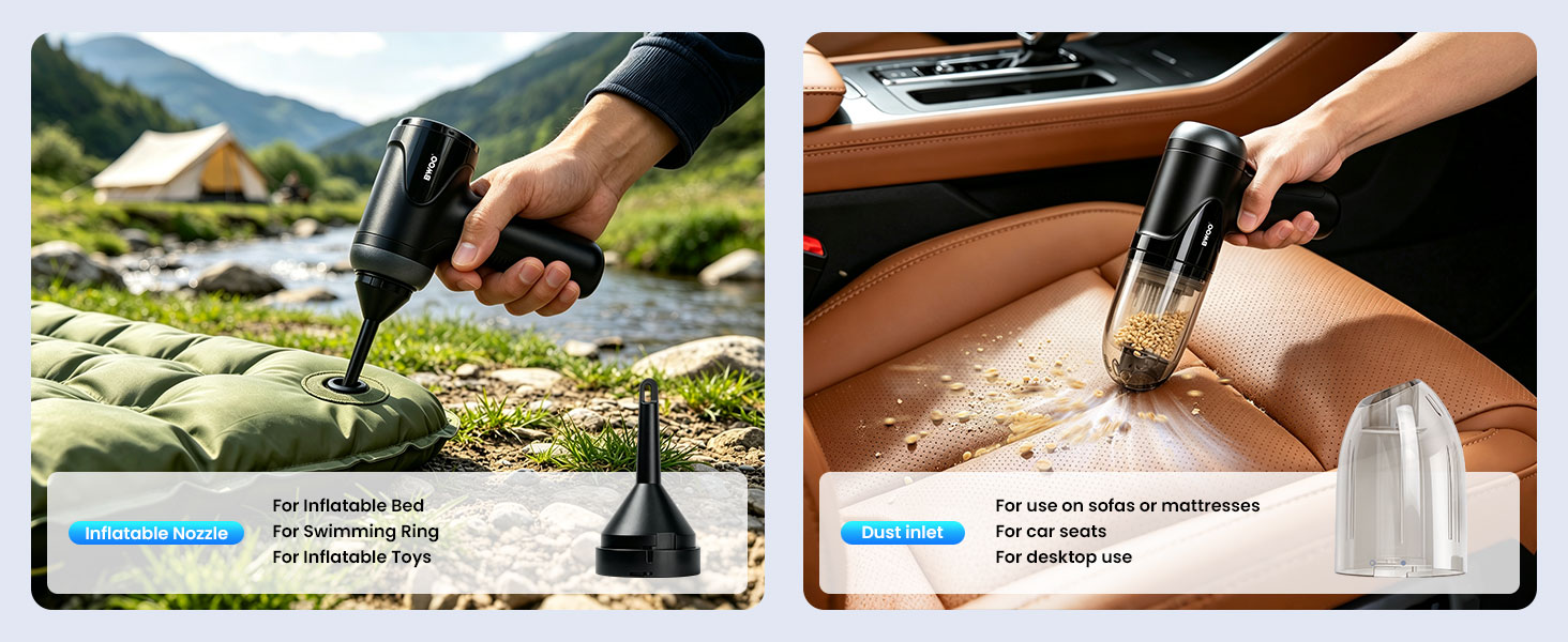 Short Nozzle for Car and Furniture Gaps