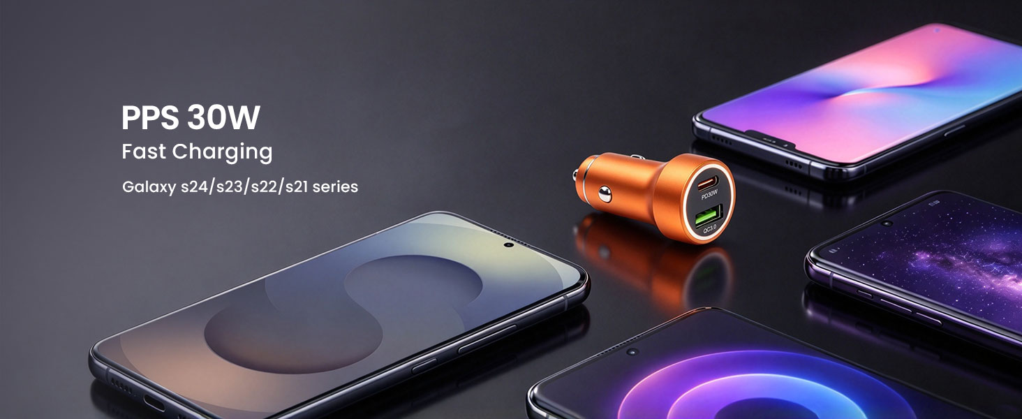 BWOO USB-C PD 30W Car Charger