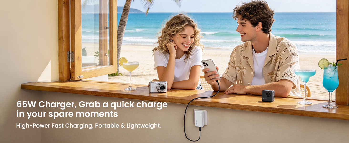Travel Wall Charger with UK Plug Conversion