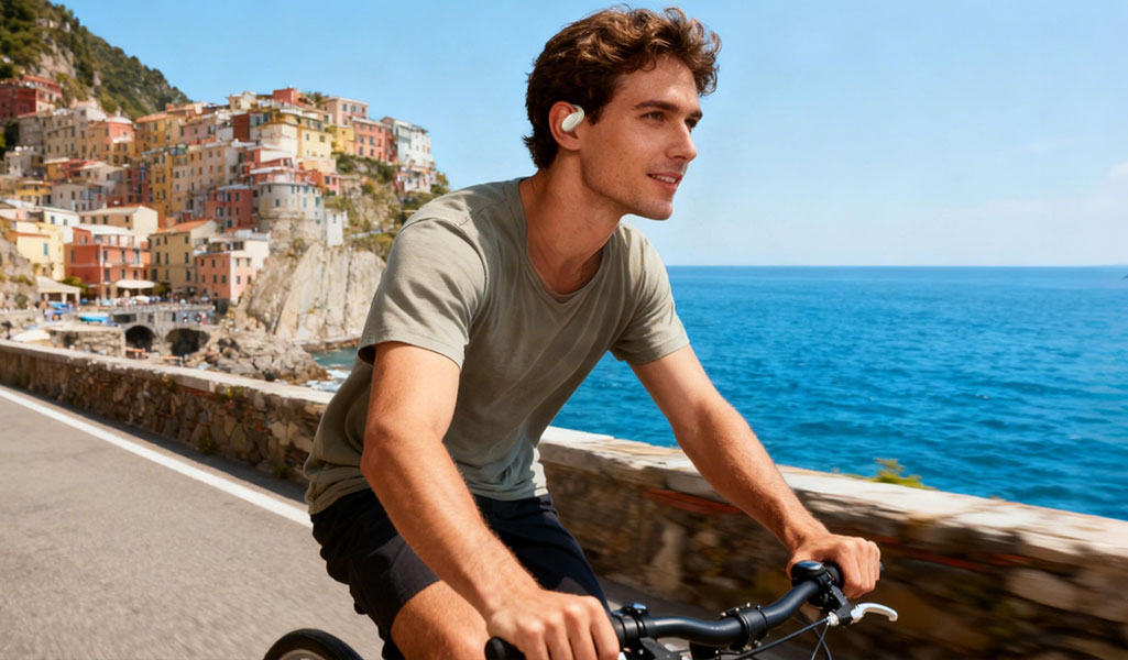Open-Ear Earbuds for Running or Cycling Open-Ear Earbuds for Running or Cycling